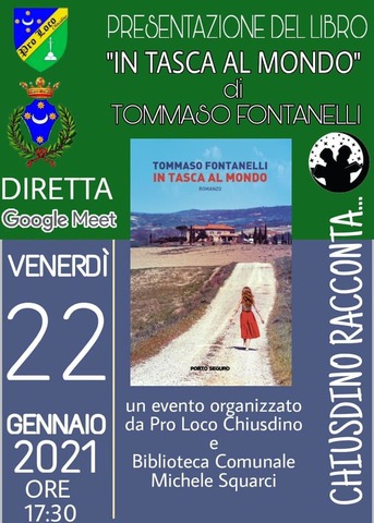 Presentazione libro "In tasca al mondo " di Tommaso Fontanelli