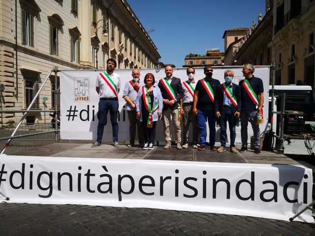 Manifestazione dei Sindaci a Roma del 07/07/2021